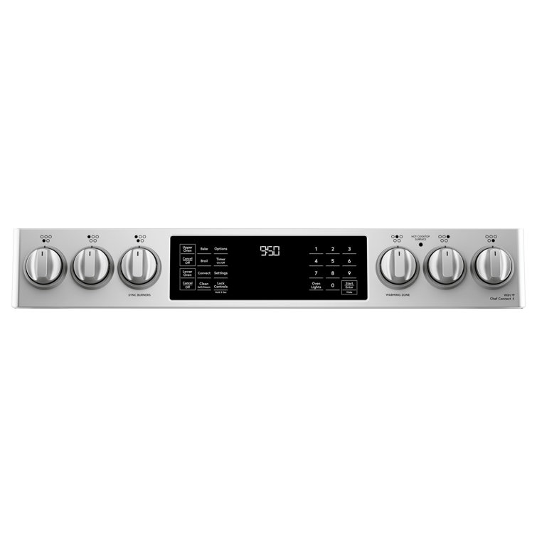 Stainless Steel 30" Smart Double Oven Induction Range