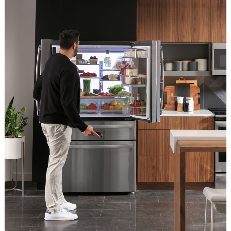 Stainless Steel 36" Smart French Door Refrigerator with Ice Maker