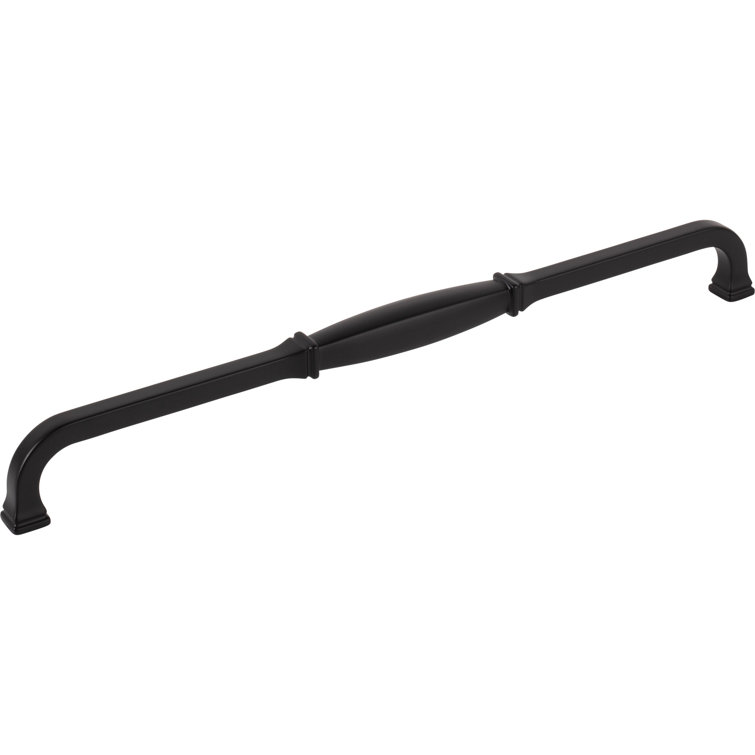 Matte Black Modern 305 mm Cabinet Pull with Mounting Hardware