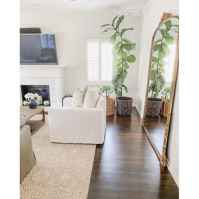 Temple Taupe and Ivory Handmade Wool Medallion Rug, 2 x 3
