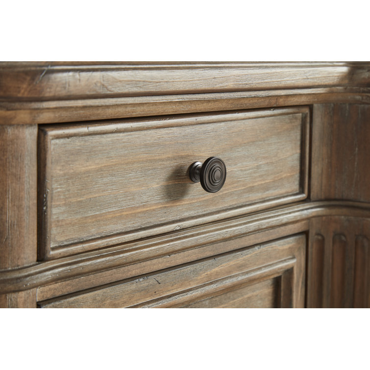 Transitional Architrave 70" Brown Dresser with Soft Close Drawers