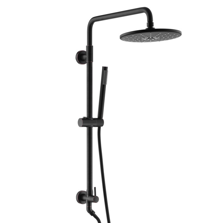 Oil Rubbed Bronze Adjustable Multi-Head Rain Shower System