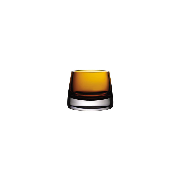 Nude Glass Joy Handmade Crystal Votive Holder - Set of 2