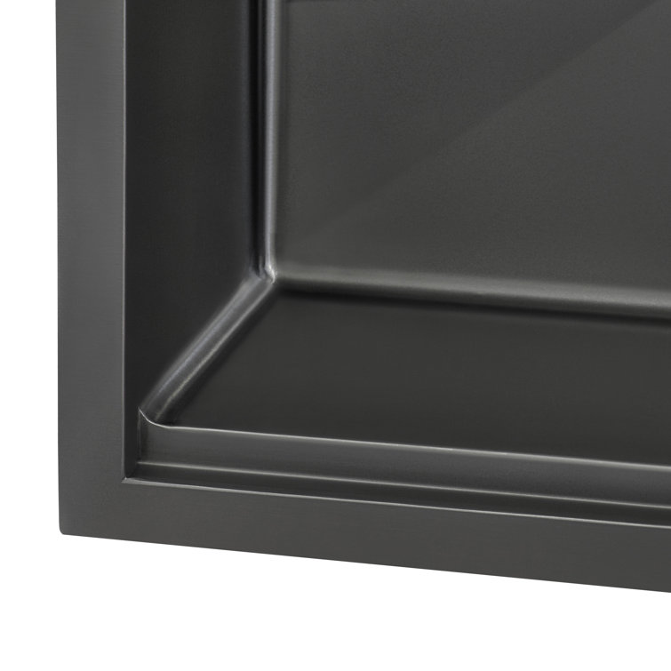 Ruvati 27 inch Workstation Undermount Kitchen Sink Single Bowl