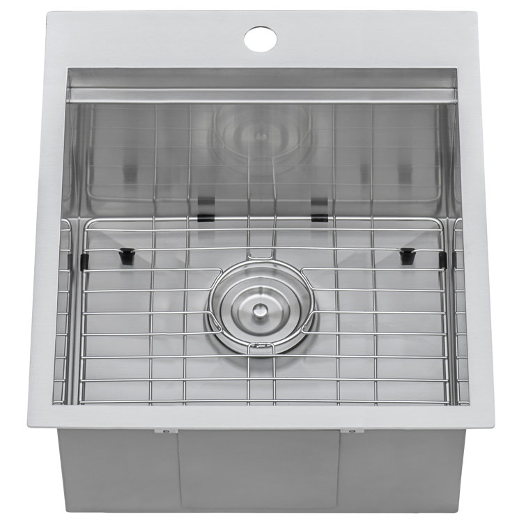 Ruvati 24" Stainless Steel Drop-In Utility Sink with Grid