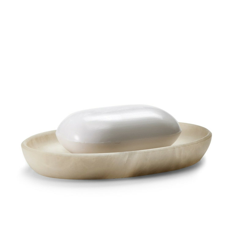 Ivory Alabaster Stone Soap Dish