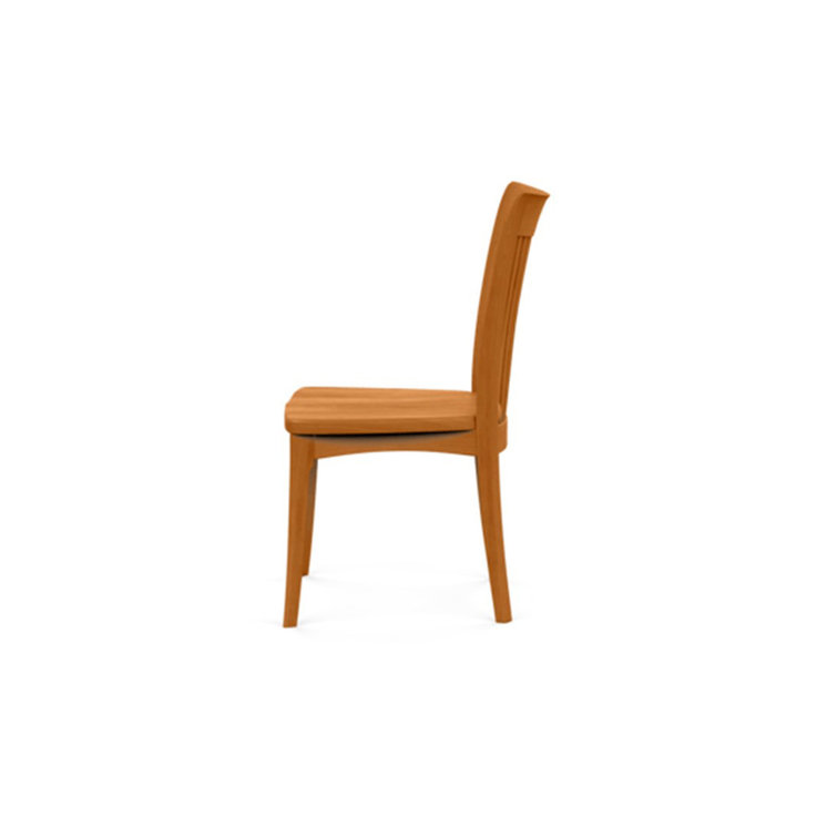 Sarah Smoke Cherry and Fine Grain Walnut Upholstered Side Chair
