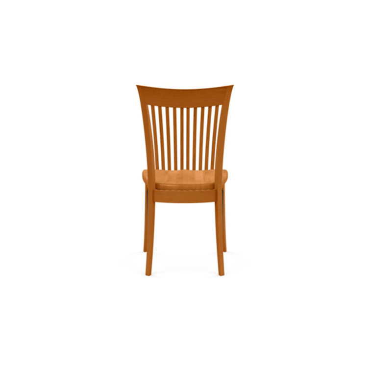 Sarah Smoke Cherry and Fine Grain Walnut Upholstered Side Chair