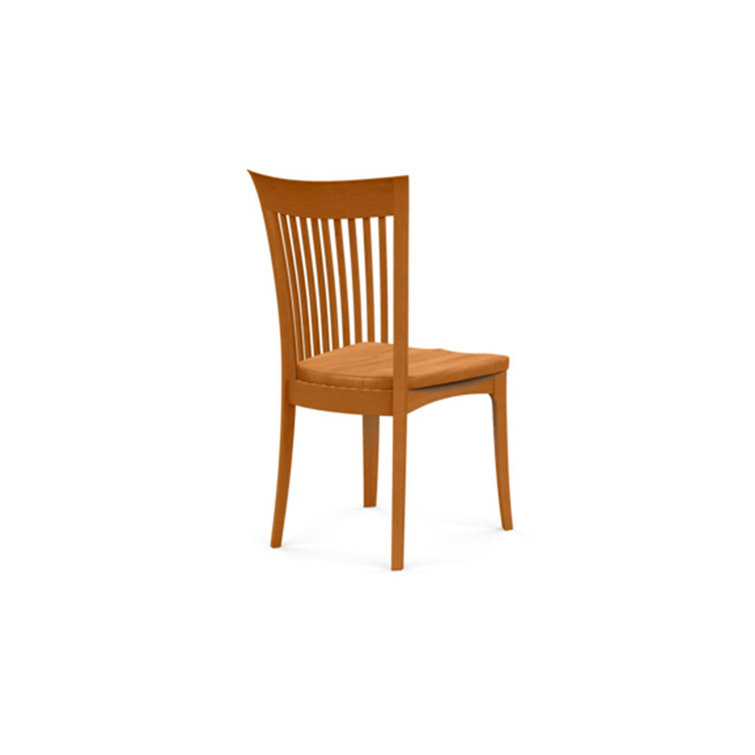 Sarah Smoke Cherry and Fine Grain Walnut Upholstered Side Chair
