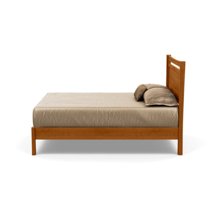 Monterey Autumn Cherry Solid Wood King Platform Bed with Storage