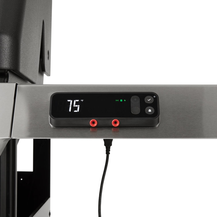 Genesis E-435 Black Liquid Propane Gas Grill with Stainless Steel Accents
