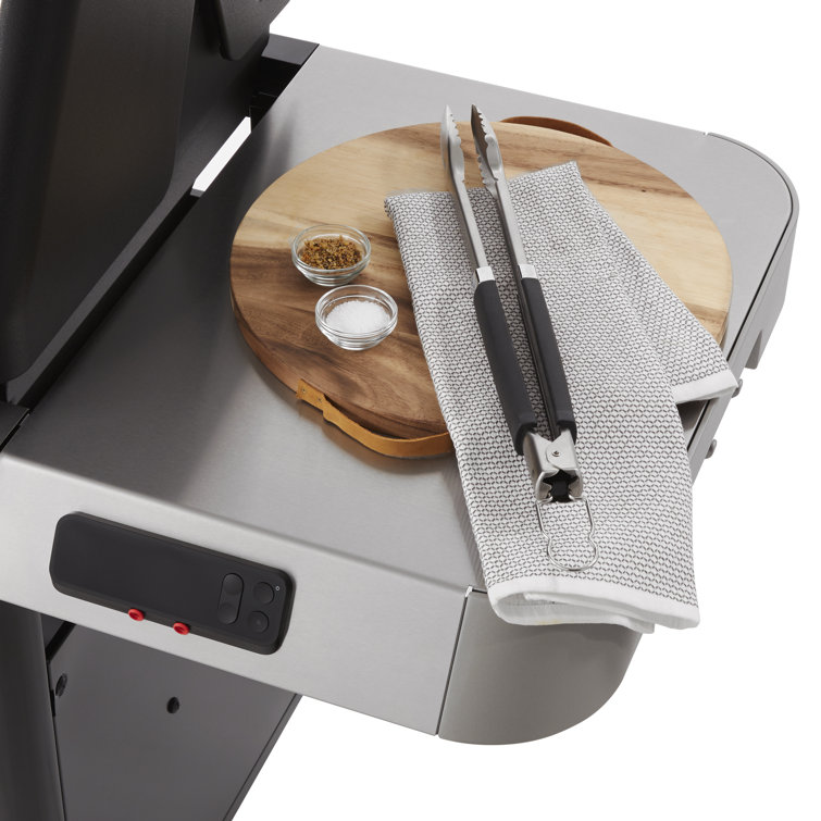 Genesis E-435 Black Liquid Propane Gas Grill with Stainless Steel Accents