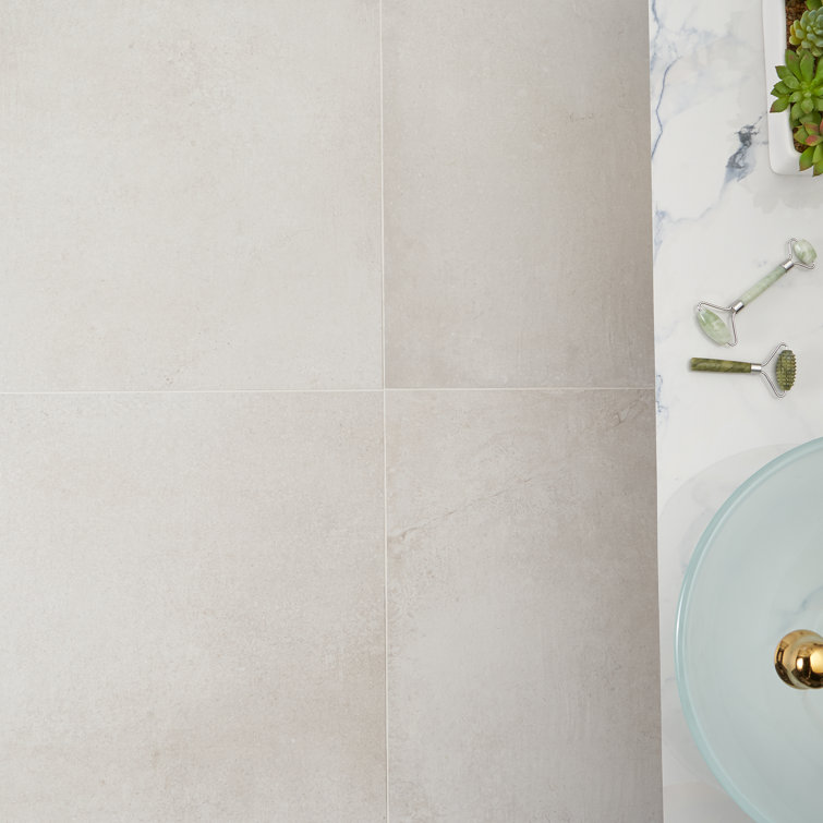 Midtown White Matte Large Format Porcelain Tile