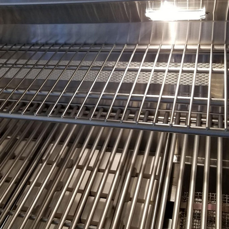 36" Stainless Steel Built-In Natural Gas Grill with Rotisserie and Smoker