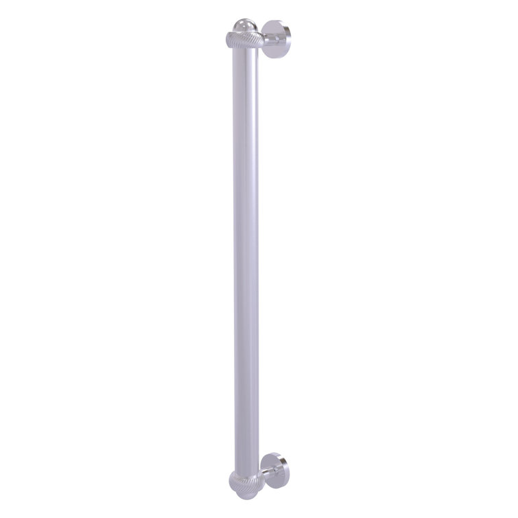 Satin Chrome Twisted Accents 18" Appliance Pull