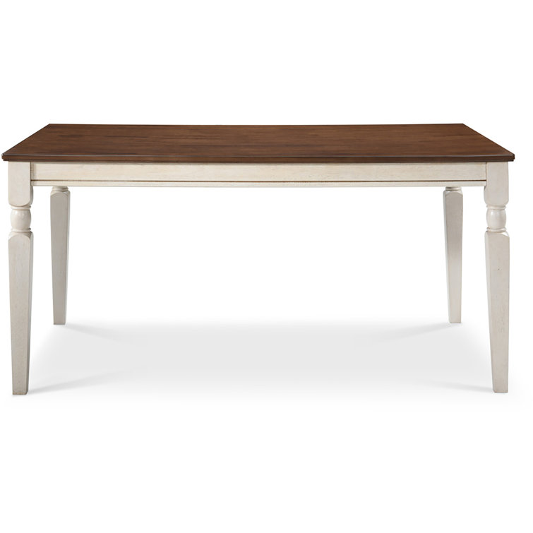 Provence 62" White Reclaimed Wood Dining Table