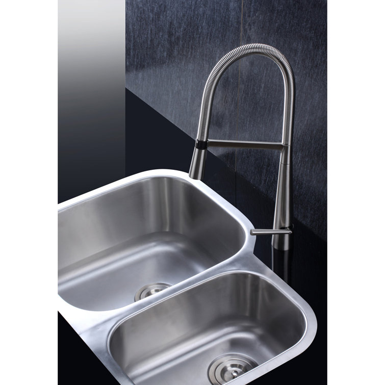 Ruvati 29-inch Stainless Steel Double Bowl Undermount Kitchen Sink