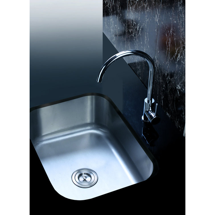 Ruvati 23" Stainless Steel Undermount Kitchen Sink with Grid