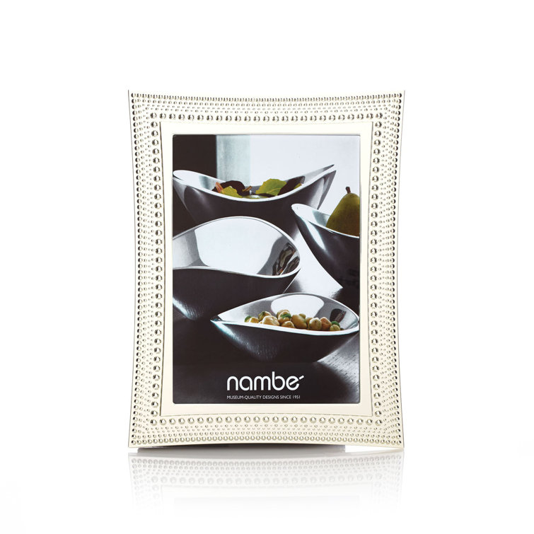 Silver Beaded 5" x 7" Tabletop Picture Frame