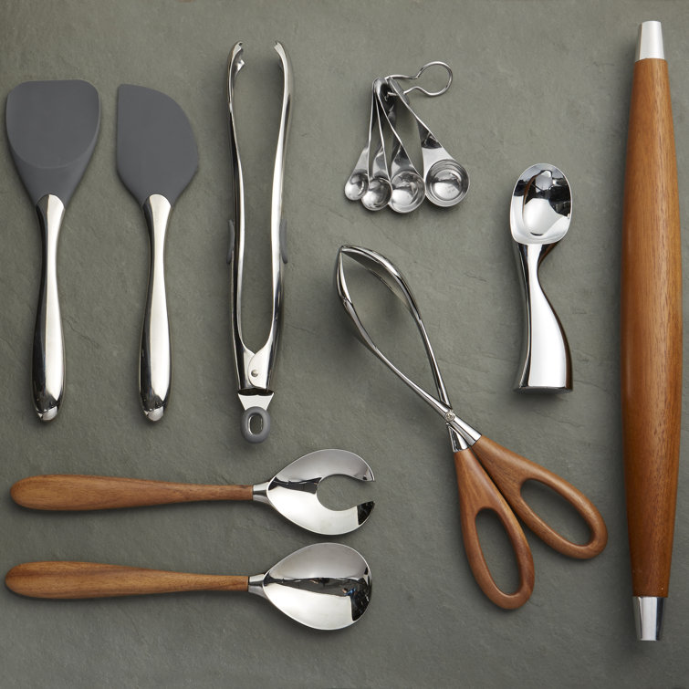 Curvo Stainless Steel All-Purpose Kitchen Tongs