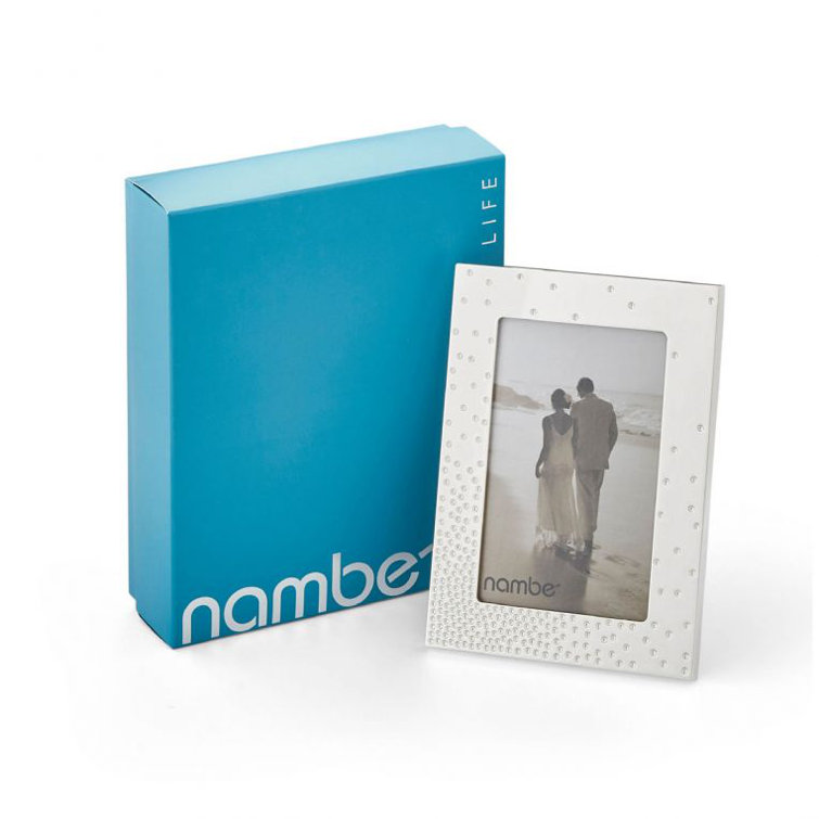Nambe Dazzle Silver Plate 4" x 6" Picture Frame