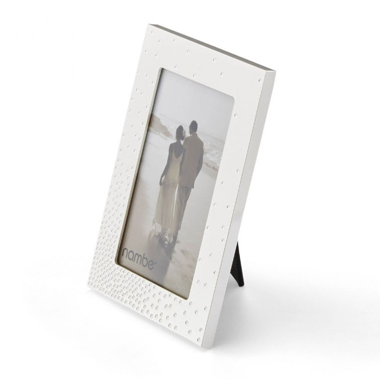Nambe Dazzle Silver Plate 4" x 6" Picture Frame