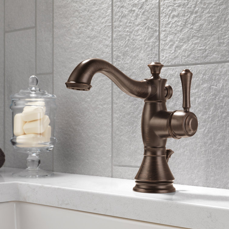 Modern Venetian Bronze Single Hole Brass Bathroom Faucet