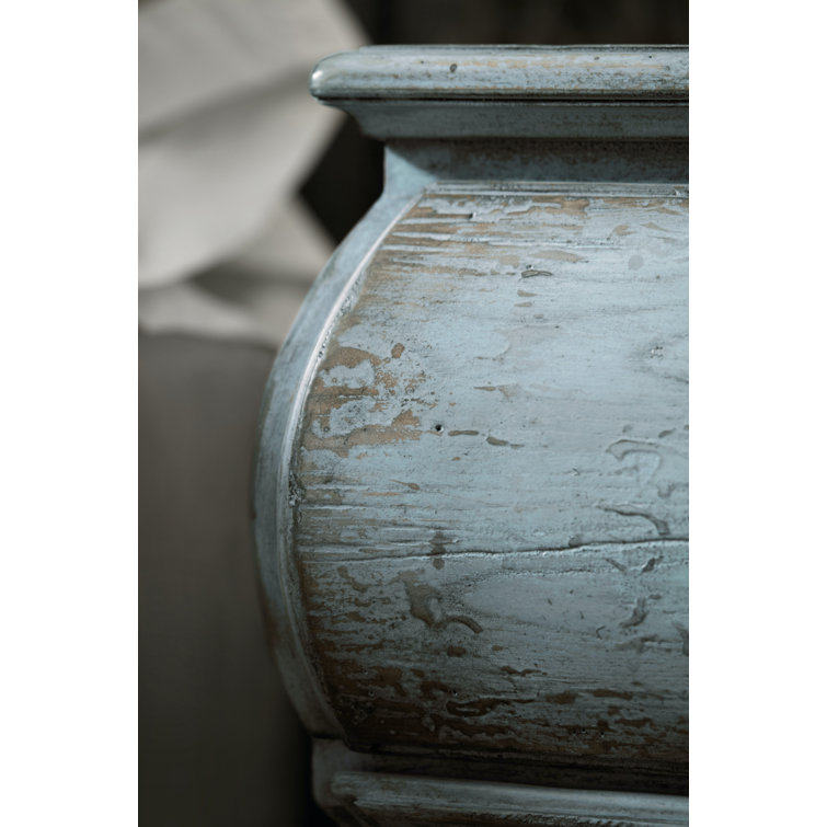Skylark Blue Traditional Bombay Chest with Dovetail Drawers