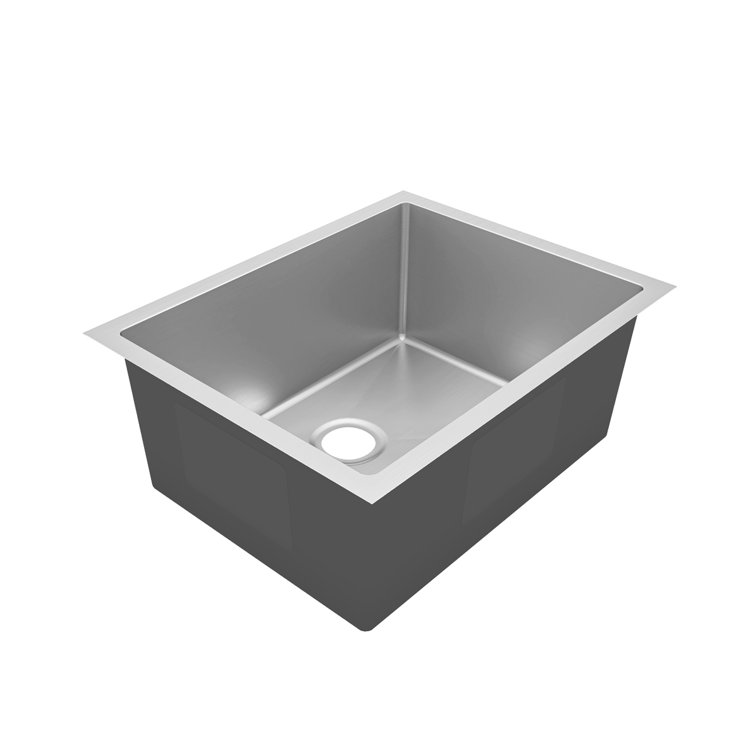 Sinber 23" Stainless Steel Drop-in Single Bowl Kitchen Sink