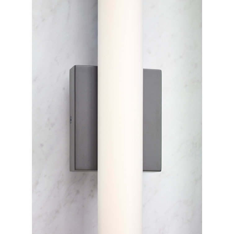 Antique Bronze Dimmable LED Bath Light with Acrylic Shade
