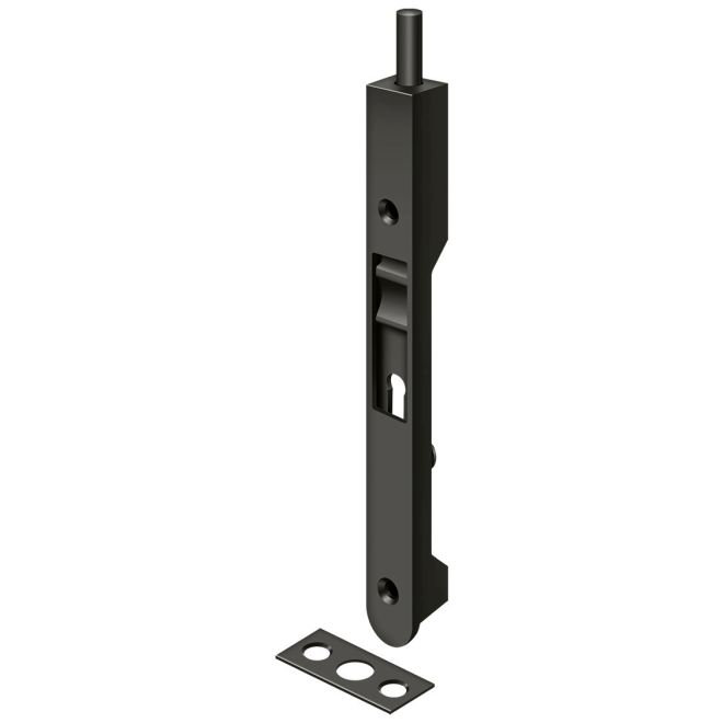 Oil-Rubbed Bronze Manual Flush Door Bolt