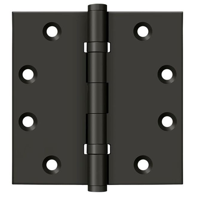 Oil-Rubbed Bronze Solid Brass Square Cabinet Door Hinge