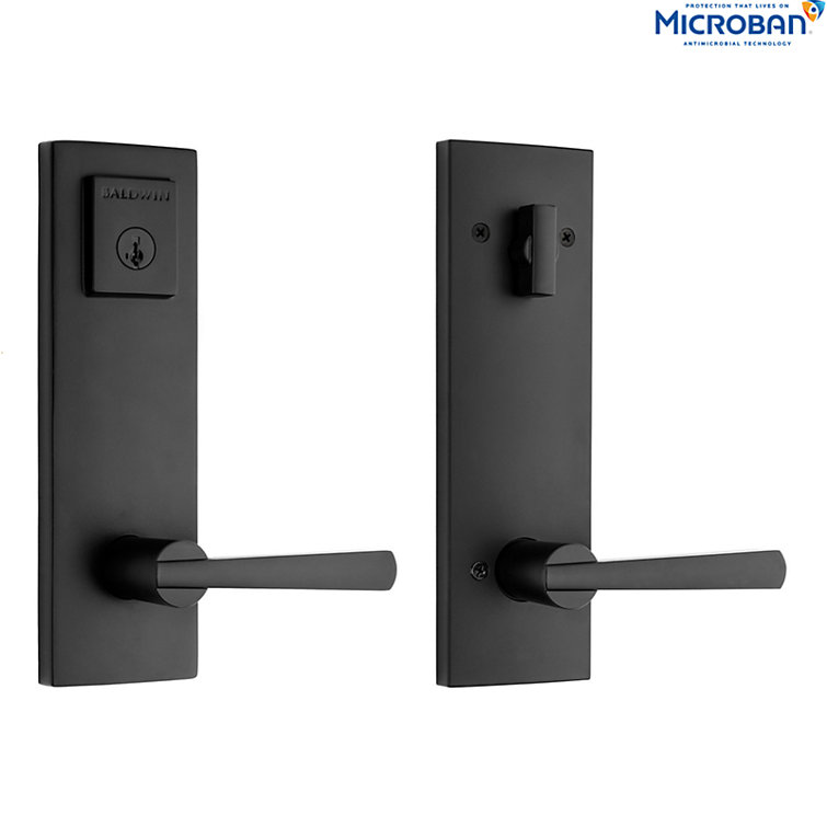 Venetian Bronze SmartKey Single Cylinder Entry Door Handleset