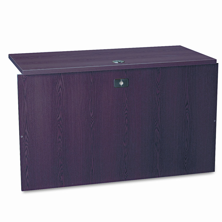 Mahogany Wood Laminate Desk Bridge Connector, 47" Wide