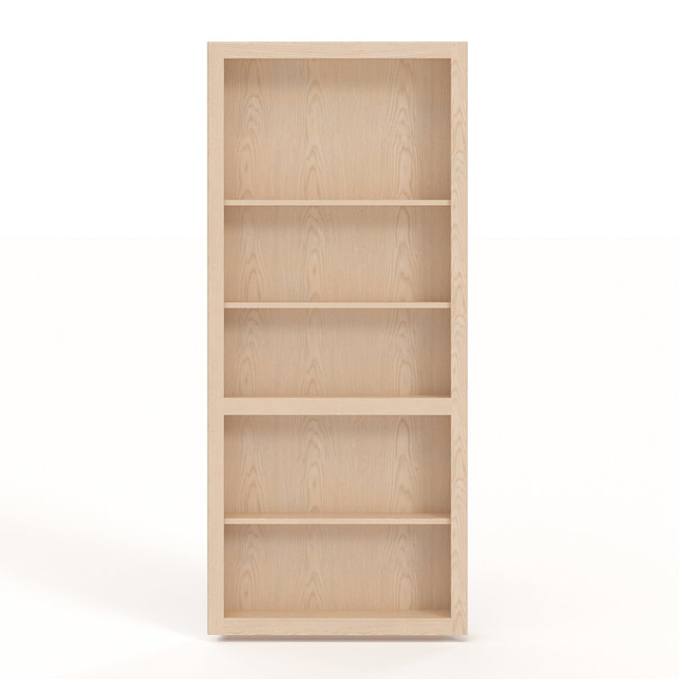 32'' x 80'' Unfinished Red Oak Hidden Bookcase Door