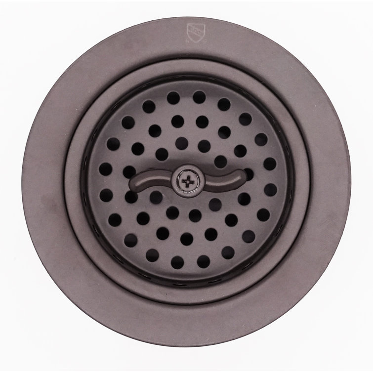 Oil Rubbed Bronze Wing Nut Style Kitchen Sink Basket Strainer