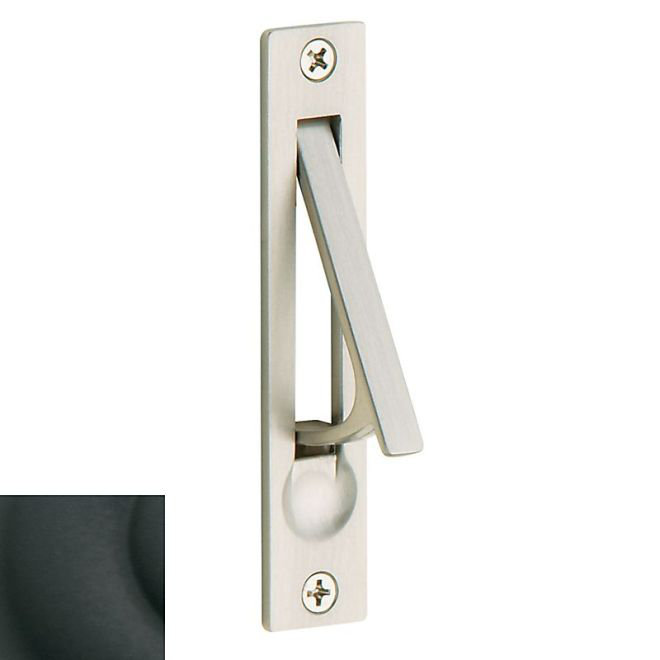 Satin Black Solid Brass Edge Pull for Pocket Doors