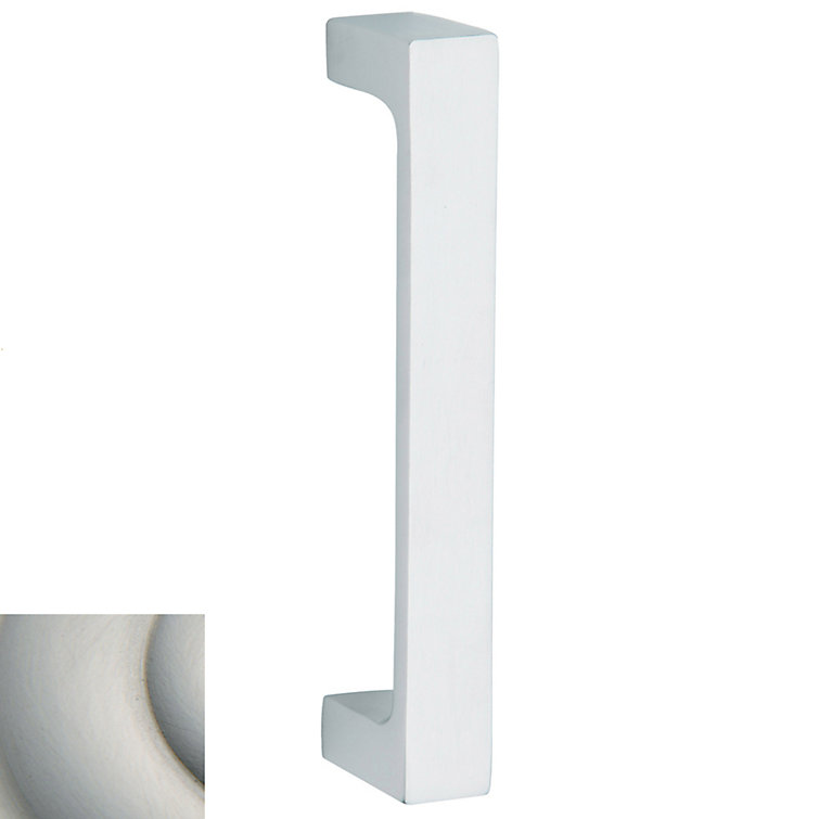 Satin Nickel 7-Inch Center to Center Door Pull Plate