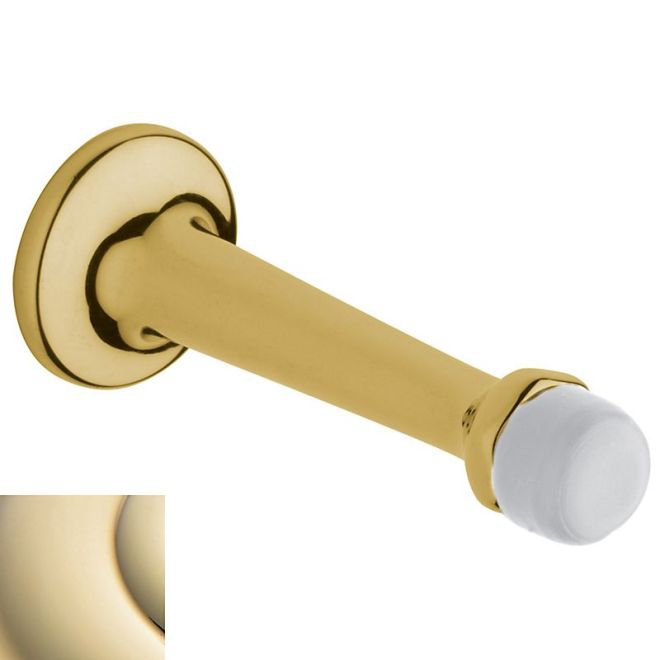 Polished Brass Wall Mounted Magnetic Door Holder