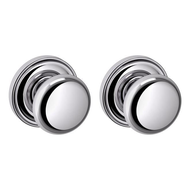 Polished Chrome Classic Round Dummy Door Knob