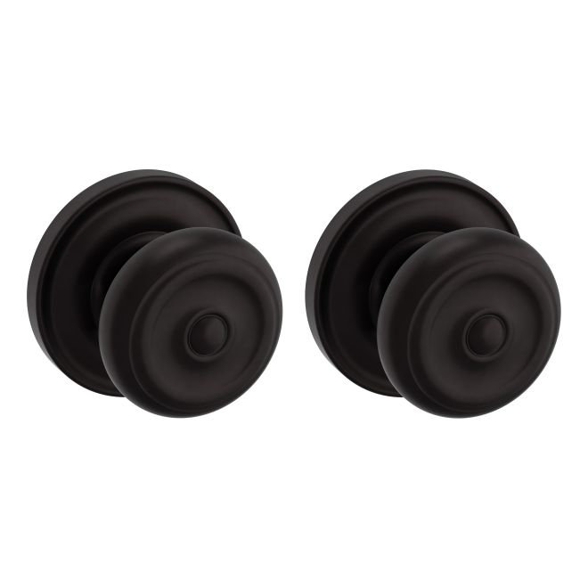 Oil Rubbed Bronze Double Dummy Door Knob Set