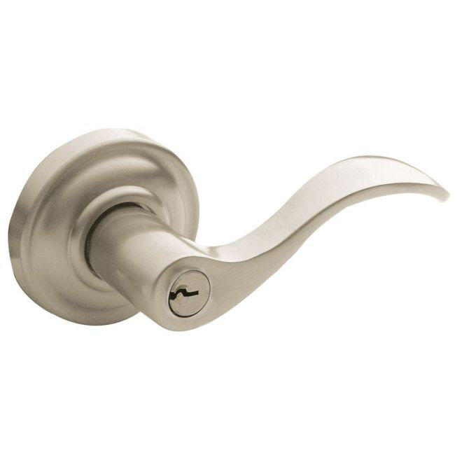 Oil Rubbed Bronze Right-Handed Wave Entry Door Lever
