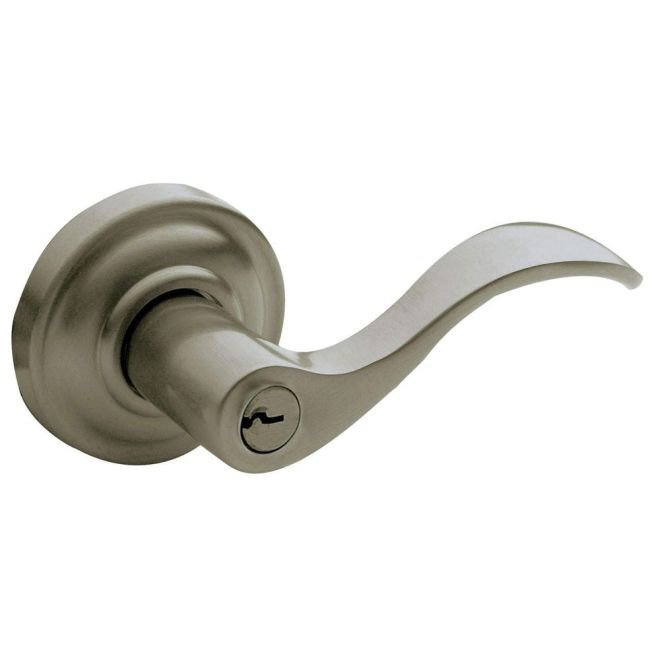 Oil Rubbed Bronze Right-Handed Wave Door Lever Set