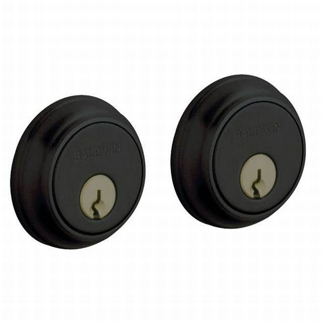 Satin Black Solid Brass Double Cylinder Deadbolt