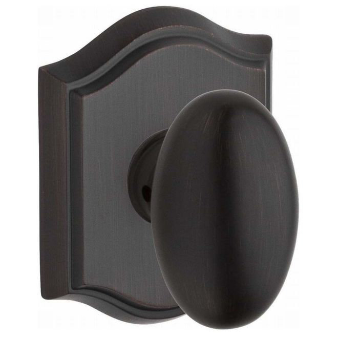 Venetian Bronze Traditional Egg-Shaped Dummy Door Knob