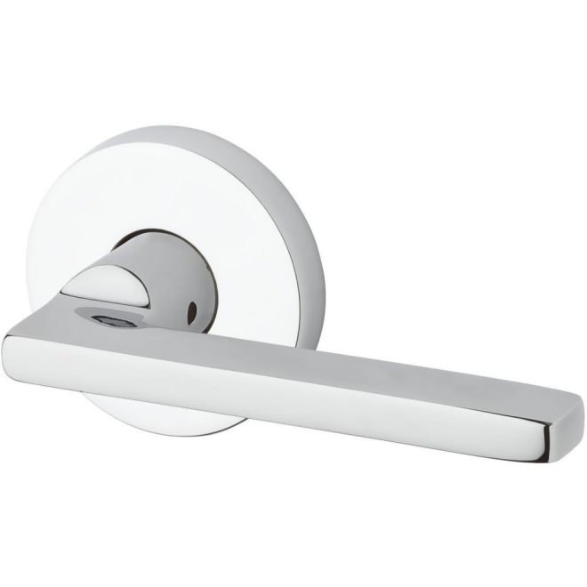 Polished Chrome Contemporary Single Dummy Door Lever