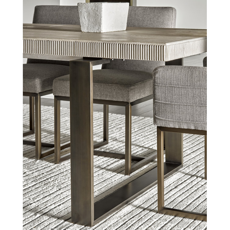 Jerrod 106'' Reclaimed Wood Rustic Extendable Dining Table