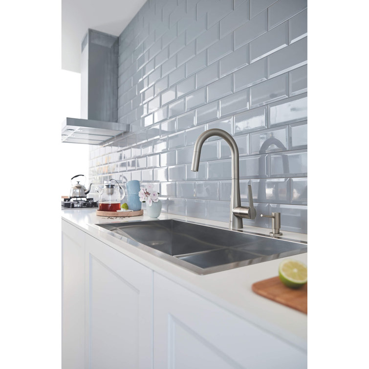 Graphite Modern Stainless Steel Soap Dispenser