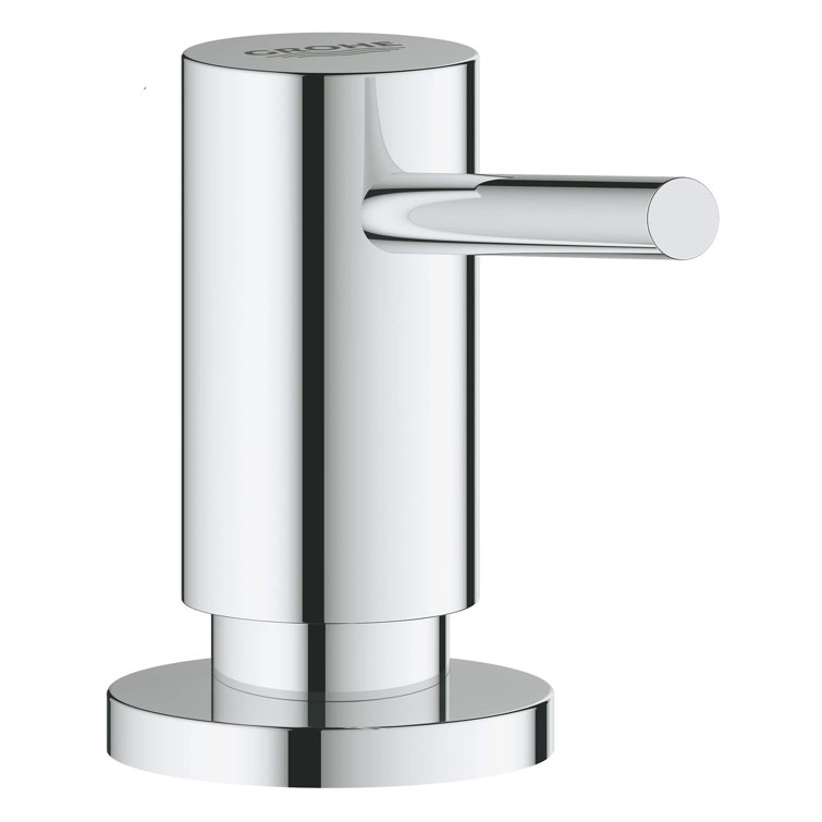 Graphite Modern Brass Soap and Lotion Dispenser