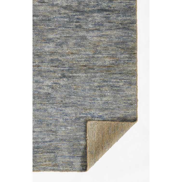 Hand-Knotted Beige Wool and Cotton Rectangular Rug 4' x 6'